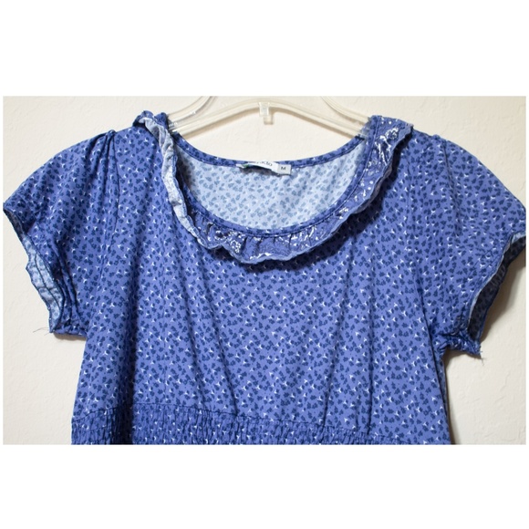 Blue Tiny Floral Daily Dress - Picture 2 of 5